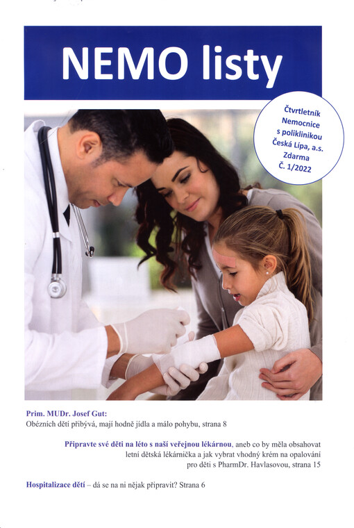 Nemo listy : čtvrtletník Nemocnice s poliklinikou Česká Lípa, a.s.
