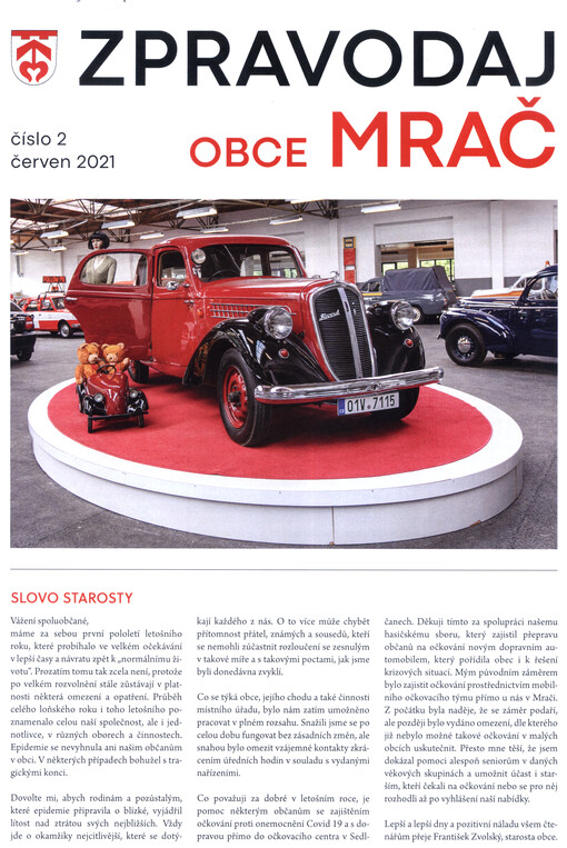 Zpravodaj obce Mrač