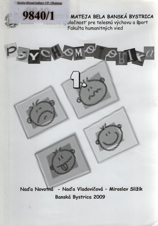 Psychomotorika. 1.