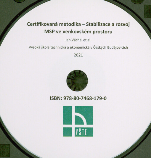 Certifikovaná metodika - Stabilizace a rozvoj MSP ve venkovském prostoru