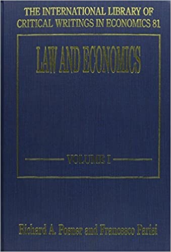 Law and Economics (International Library of Critical Writings in Economics 3 vol. set