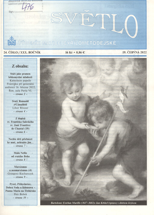 Světlo : týdeník Matice cyrilometodějské