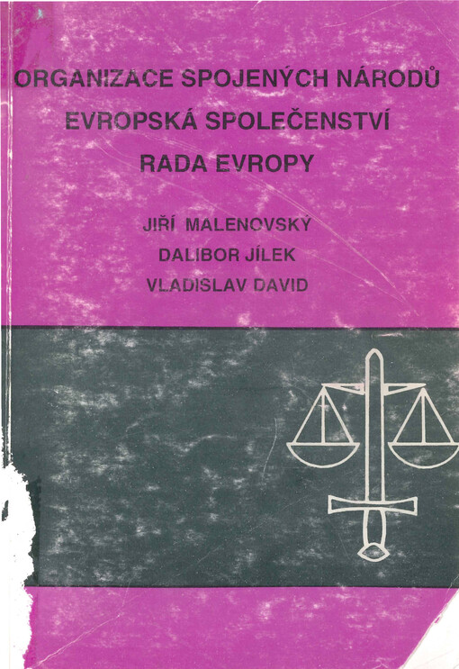 Organizace spojených národů. Evropská společenství. Rada Evropy