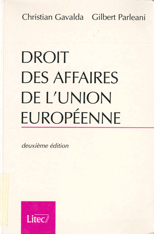 Droit des affaires de l'Union européenne