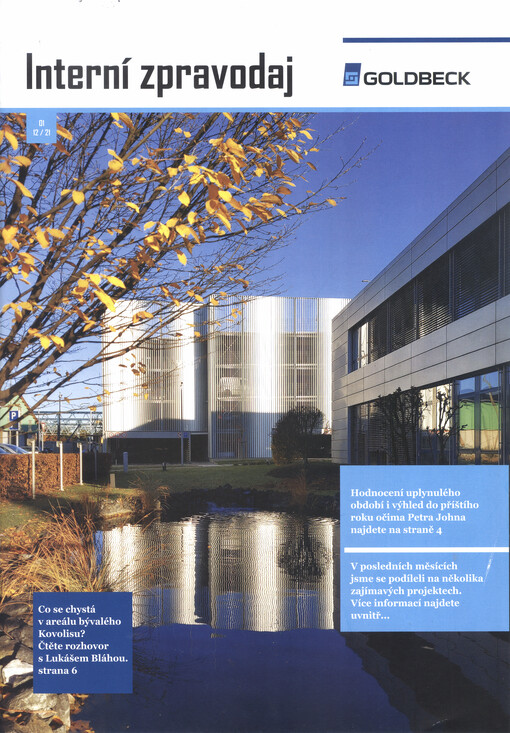 Interní zpravodaj Goldbeck