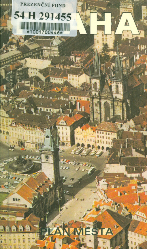 Praha plán města