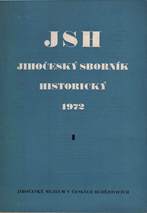 Jihočeský sborník historický