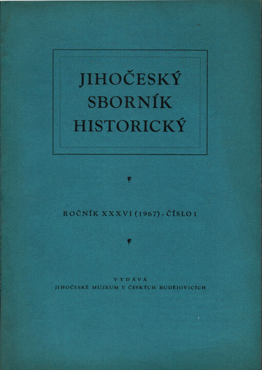 Jihočeský sborník historický