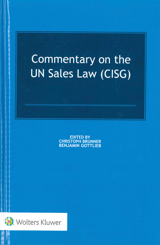 Commentary on the UN sales law (CISG)