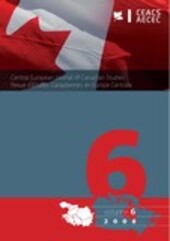 Central European journal of Canadian studies = Revue d'études canadiennes en Europe centrale. Volume 6/2008