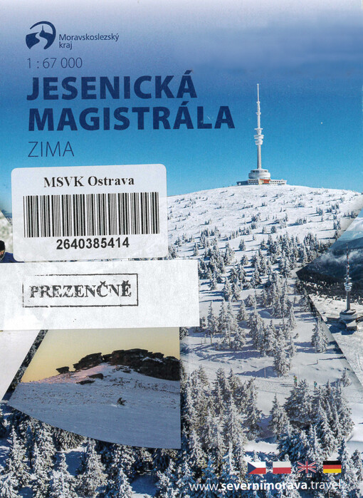 Jesenická magistrála : zima = Jeseníky cross-country highway : winter = Magistrala Jesionicka : zima = Jeseníky-Magistrale : winter : 1:67 000