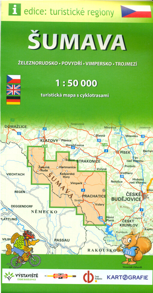 Šumava : Železnorudsko, Povydří, Vimpersko, Trojmezí : turistická mapa s cyklotrasami : 1:50 000