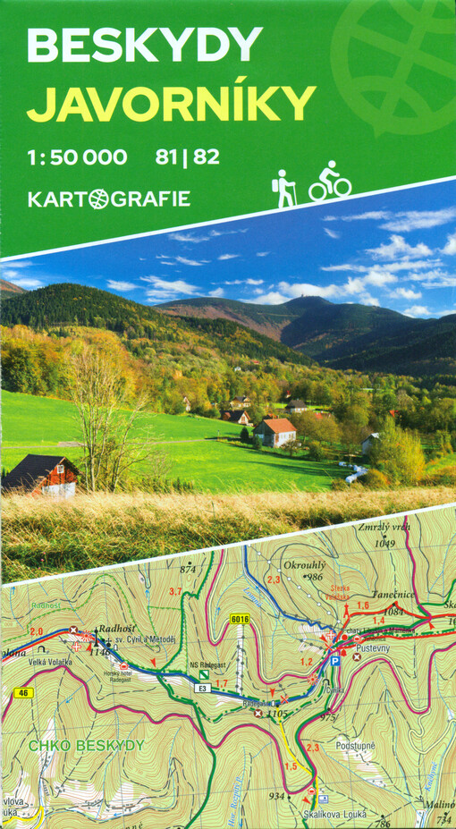 Beskydy, Javorníky : turistická mapa 1:50 000
