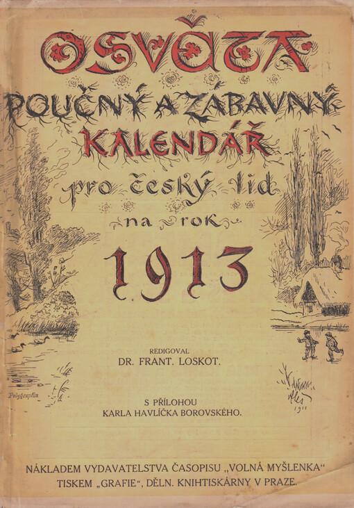 Osvěta : poučný a zábavný kalendář pro český lid na ... rok ...