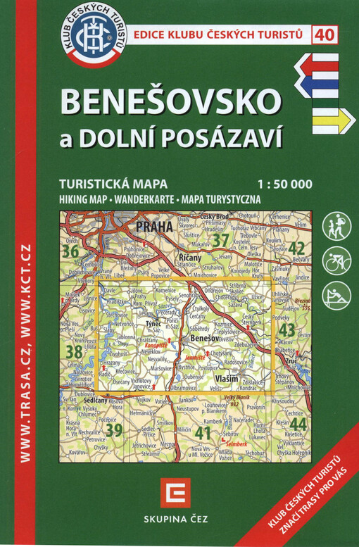 Benešovsko a Dolní Posázaví : turistická mapa 1:50 000