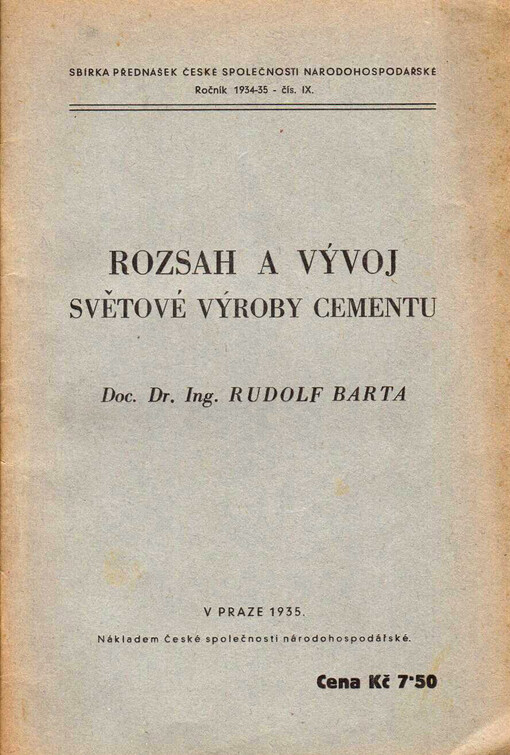 Rozsah a vývoj světové výroby cementu