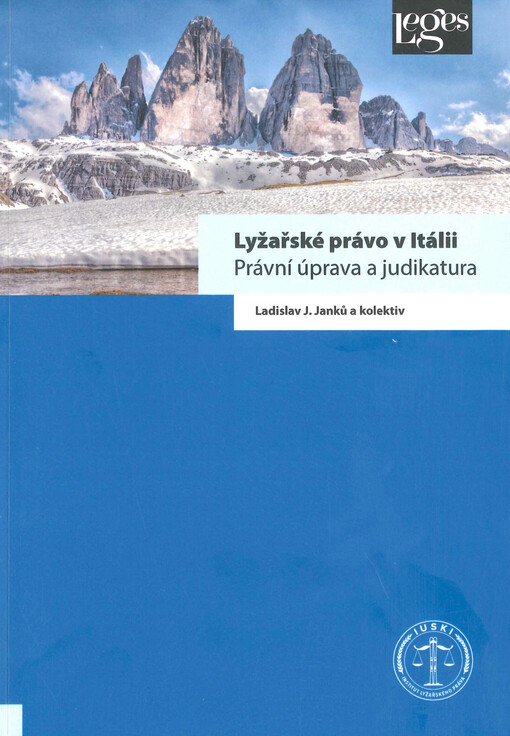 Lyžařské právo v Itálii : právní úprava a judikatura