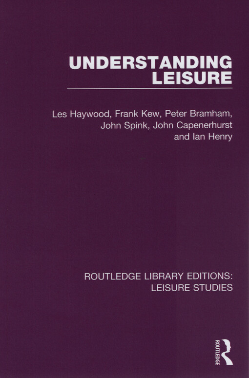 Understanding leisure