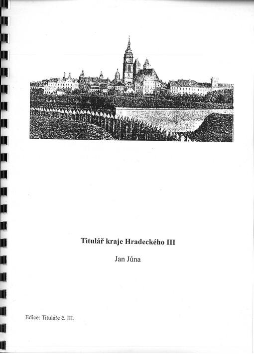 Titulář kraje Hradeckého III.