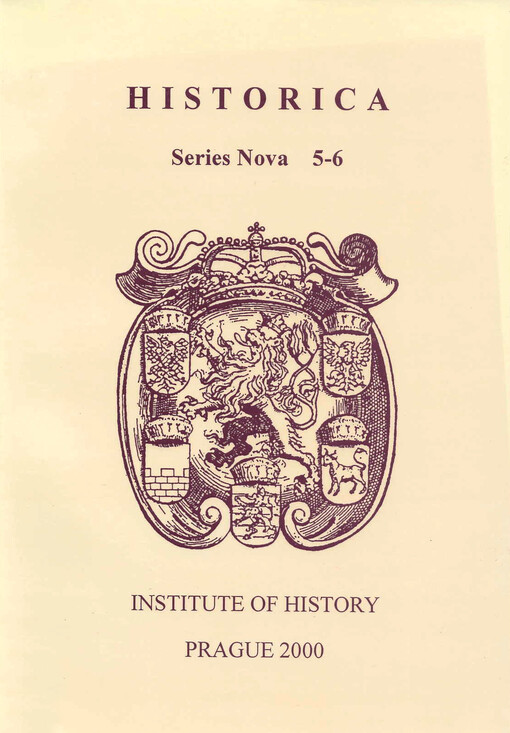 Historica : historical sciences in the Czech Republic. Series Nova