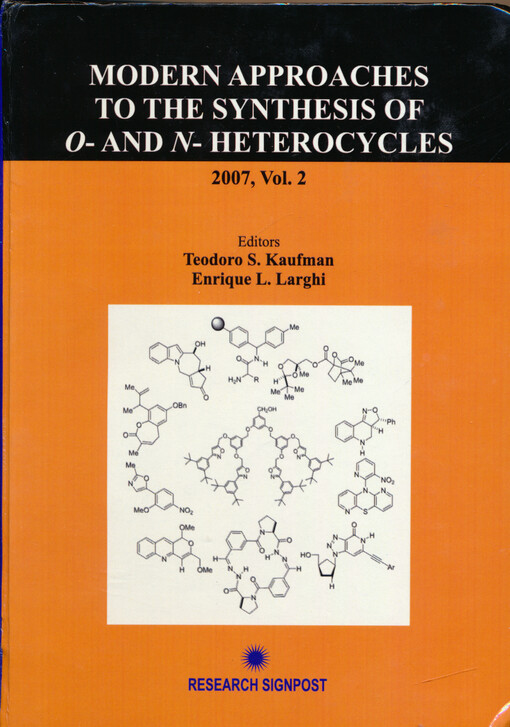 Modern approaches to the synthesis of O- and N-heterocycles. 2007, Vol. 2