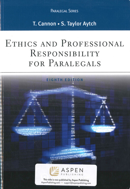 Ethics and professional responsibility for paralegals