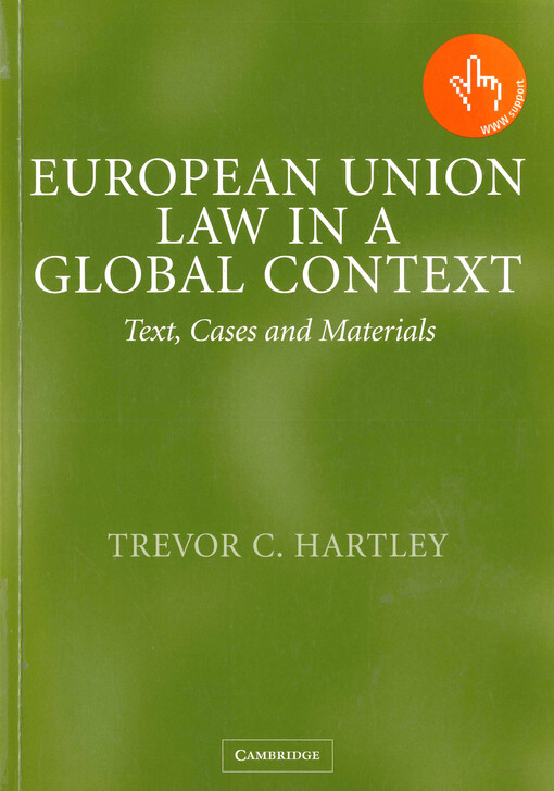 European Union law in a global context : text, cases and materials