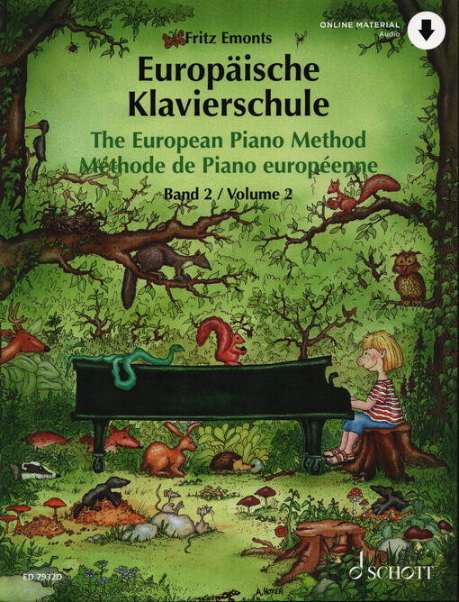 Europäische Klavierschule : mit Online-Material (Audio) = The European piano method : with online material (audio) = Méthode de piano européenne : avec du matériel en ligne (audio). Band 2 = Volume 2