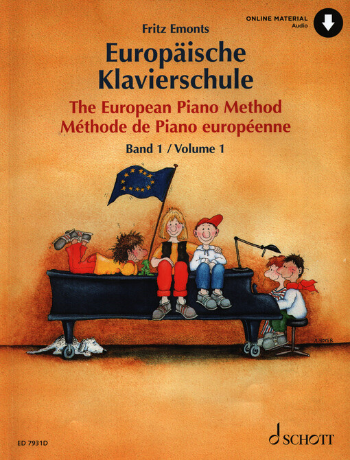Europäische Klavierschule : mit Online-Material (Audio) = The European piano method : with online material (audio) = Méthode de piano européenne : avec du matériel en ligne (audio). Band 1 = Volume 1