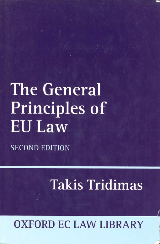 The general principles of EU law