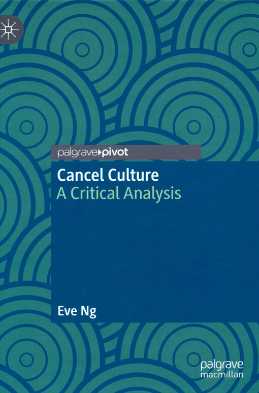 Cancel culture : critical analysis