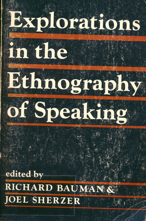 Explorations in the ethnography of speaking