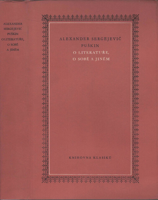 O literatuře, o sobě a jiném