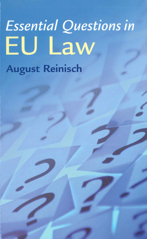 Essential questions in EU law