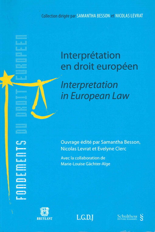 Interprétation en droit européen
