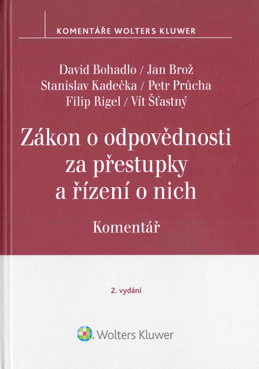 Zákon o odpovědnosti za přestupky a řízení o nich : komentář