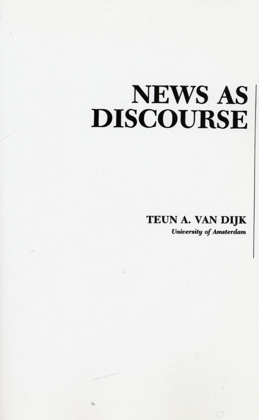 News as discourse