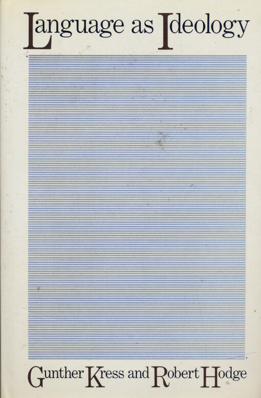 Language as ideology