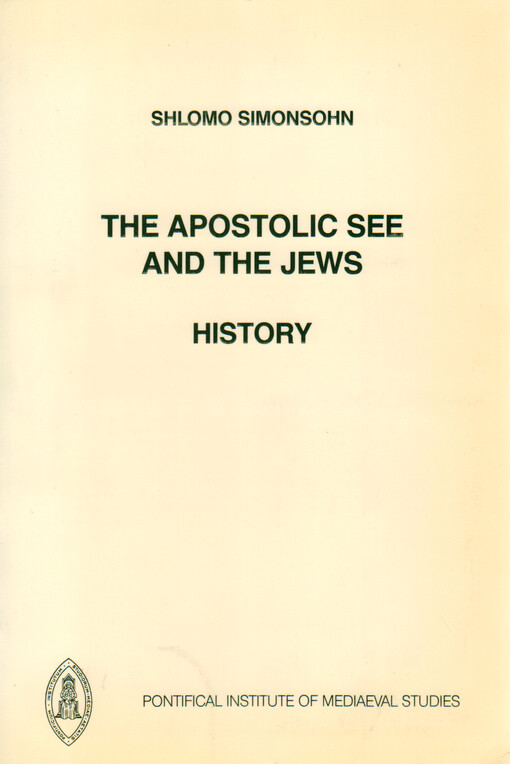The apostolic see and the Jews
