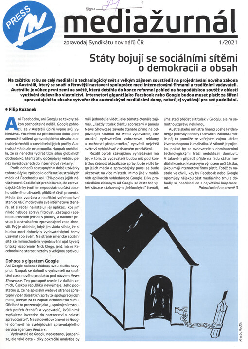 Mediažurnál : vydává Syndikát novinářů České republiky