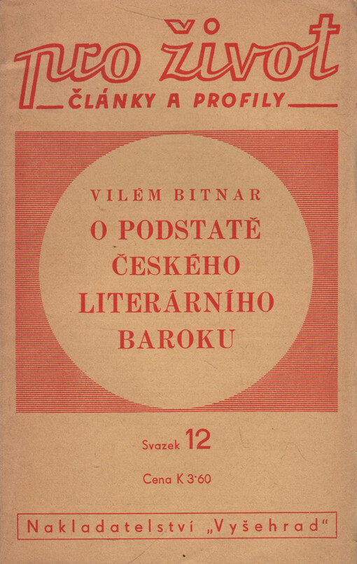 O podstatě českého literárního baroku