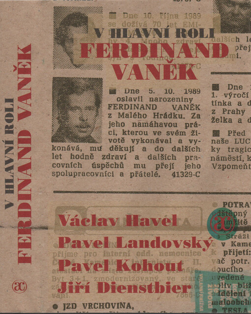 V hlavní roli Ferdinand Vaněk