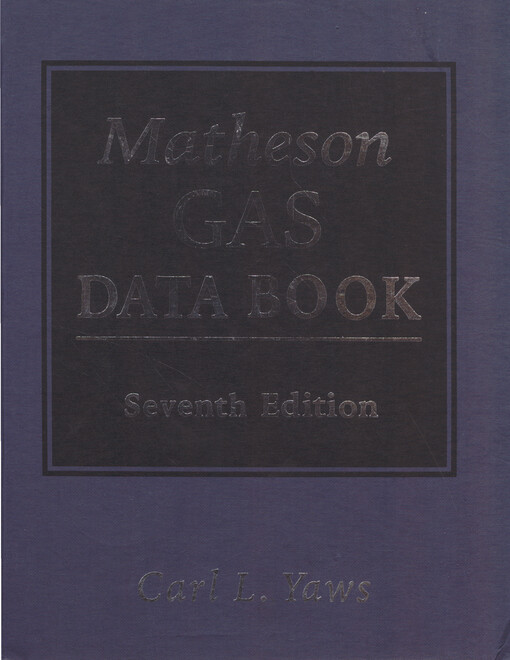 Matheson gas data book
