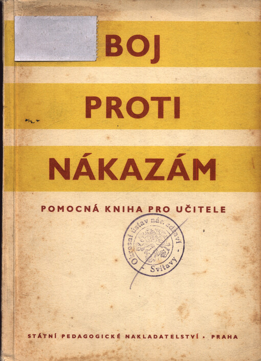Boj proti nákazám : pomocná kniha pro učitele