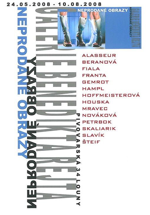 Neprodané obrazy :Galerie Benedikta Rejta 24.5.2008-10.8.2008