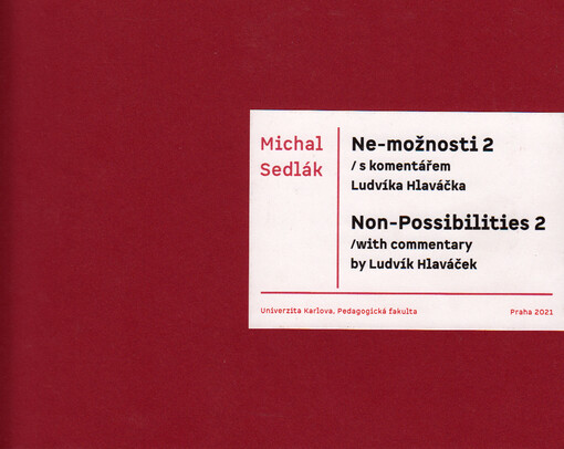 Michal Sedlák : ne-možnosti 2 = non-possibilities 2