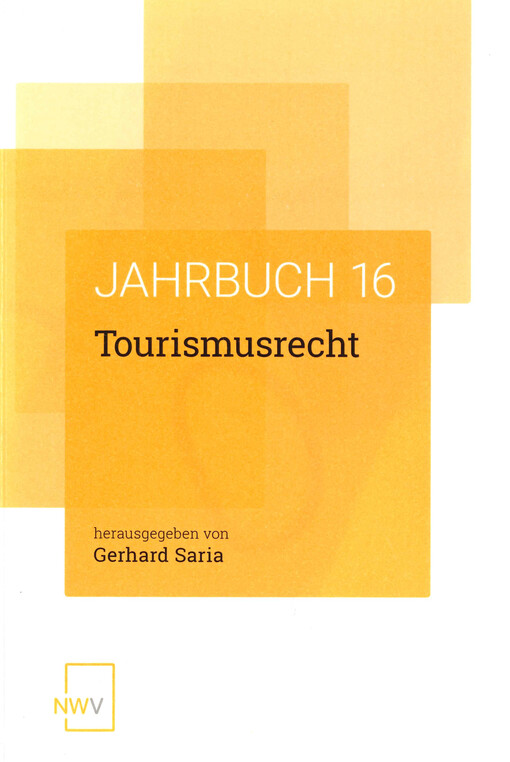 Tourismusrecht : Jahrbuch 2016
