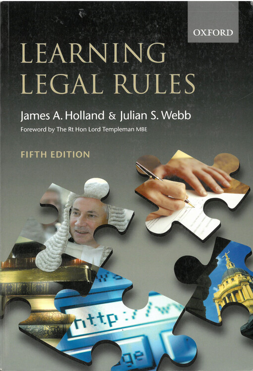 Learning legal rules :a student's guide to legal method and reasoning