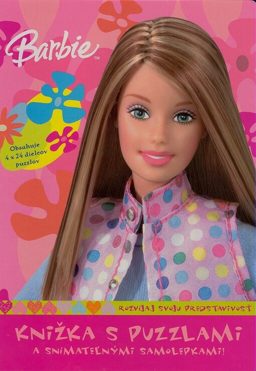 Barbie : knižka s puzzlami a snímateľnými samolepkami!