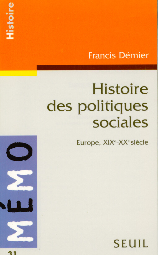 Histoire des politiques sociales : Europe, XIXe-XXe siècle